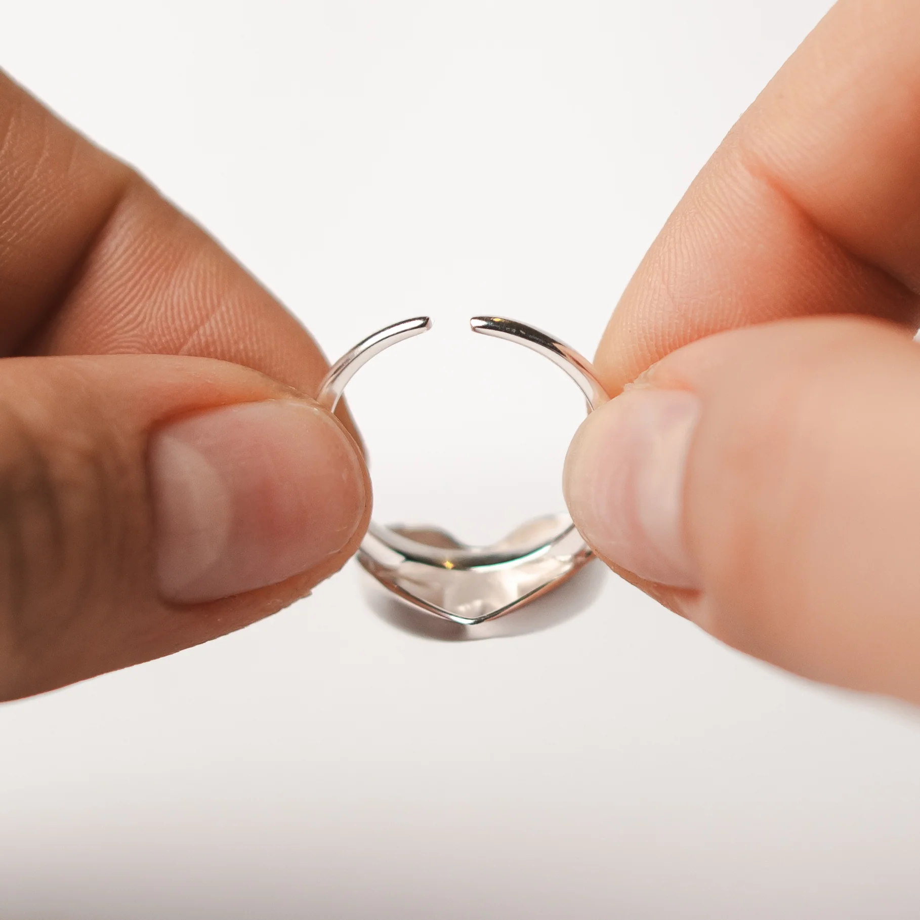 Anillo ajustable corazón inflado - Image 3