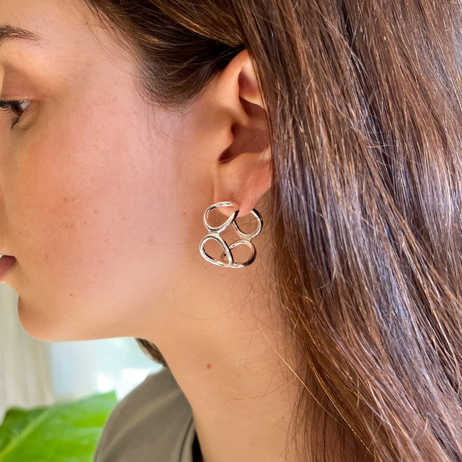 Aros semi argolla diseño - Image 3